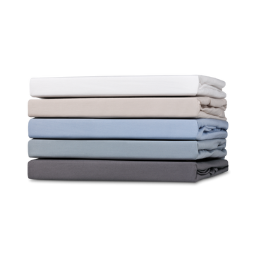 SATIJN hoeslaken | stone SATIJN hoeslaken | stone