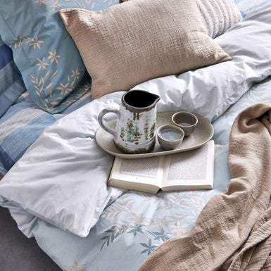 FRIZZLE dekbedovertrek | pearl blue FRIZZLE dekbedovertrek | pearl blue