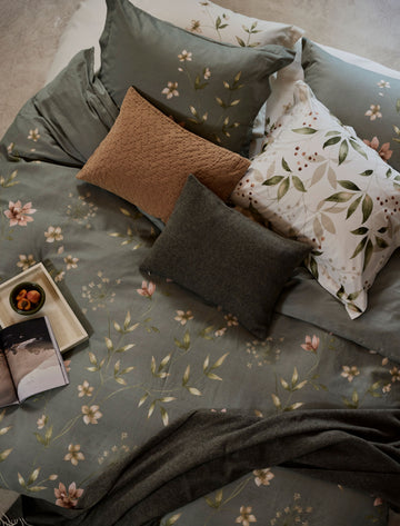 MOSSWOOD dekbedovertrekset | cream tan MOSSWOOD dekbedovertrekset | cream tan