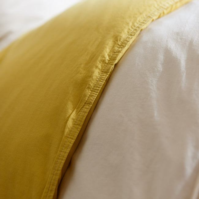 WASHED COTTON dekbedovertrek XL | cream tan WASHED COTTON dekbedovertrek XL | cream tan