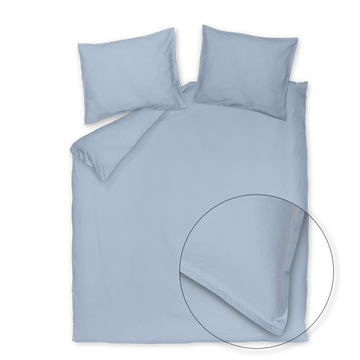 WASHED COTTON dekbedovertrekset | powder blue WASHED COTTON dekbedovertrekset | powder blue