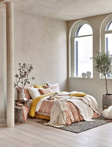 WASHED COTTON dekbedovertrek | apricot blush WASHED COTTON dekbedovertrek | apricot blush