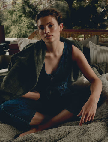 BEAUMONT badjas | sage green BEAUMONT badjas | sage green