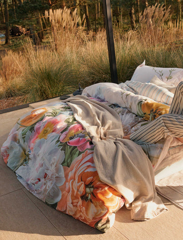 SERENE LINES dekbedovertrekset | powder blue SERENE LINES dekbedovertrekset | powder blue