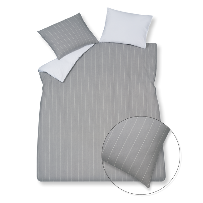 HOME PUGLIA percale | grey HOME PUGLIA percale | grey
