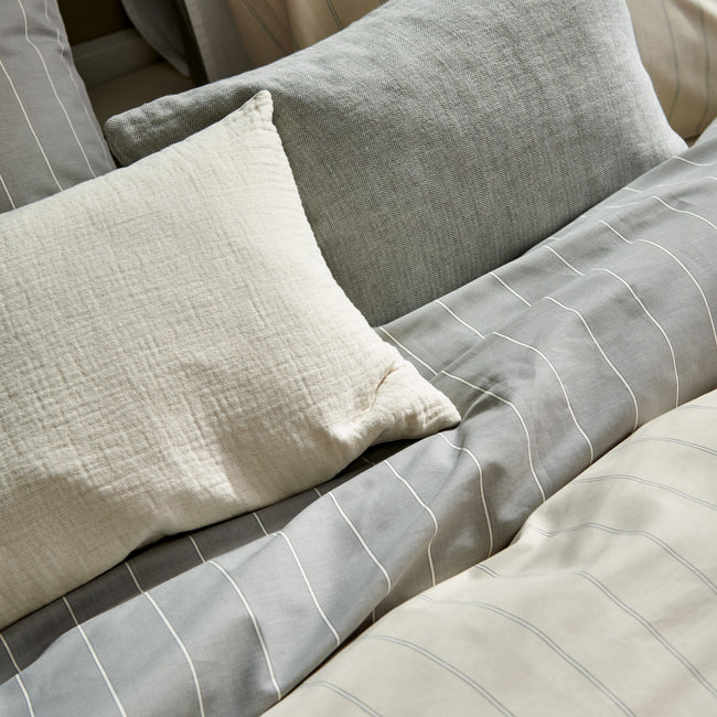 HOME PUGLIA percale | grey HOME PUGLIA percale | grey