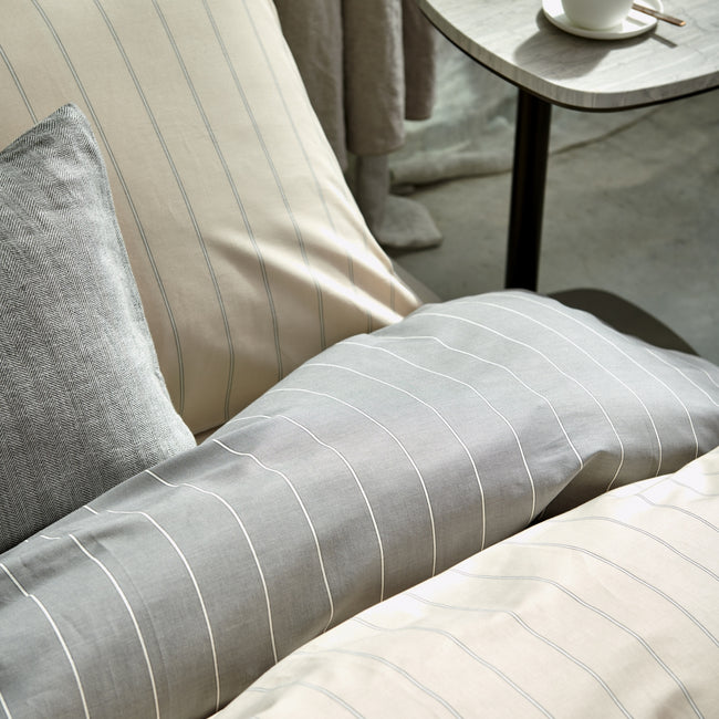 HOME PUGLIA percale | grey HOME PUGLIA percale | grey