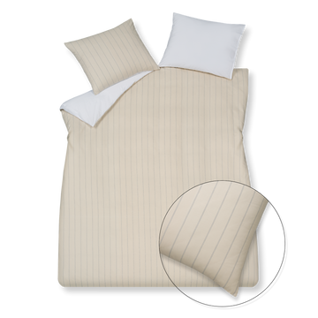 HOME PUGLIA percale | cream tan