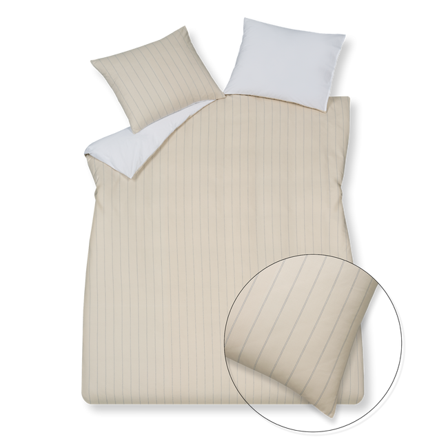 HOME PUGLIA percale | cream tan HOME PUGLIA percale | cream tan