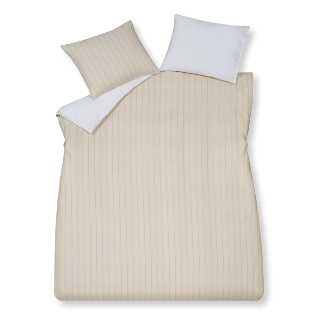 HOME PUGLIA percale | cream tan HOME PUGLIA percale | cream tan