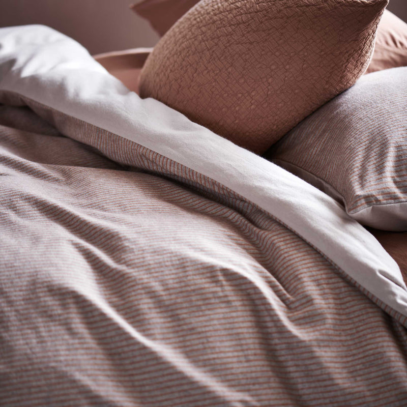 HOME TRENTO XL dekbedovertrekset | rusty brown