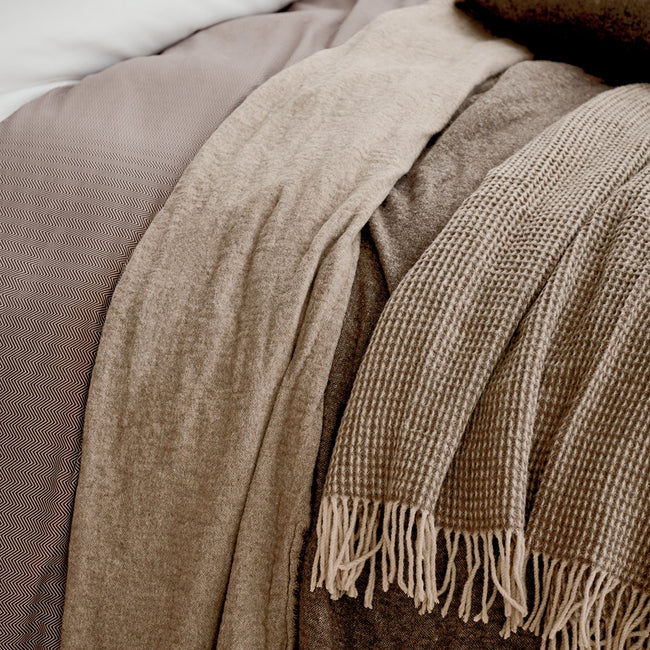HOME MILANO dekbedovertrek | taupe HOME MILANO dekbedovertrek | taupe