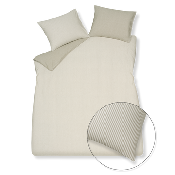 HOME SALERNO dekbedovertrekset | sage green HOME SALERNO dekbedovertrekset | sage green