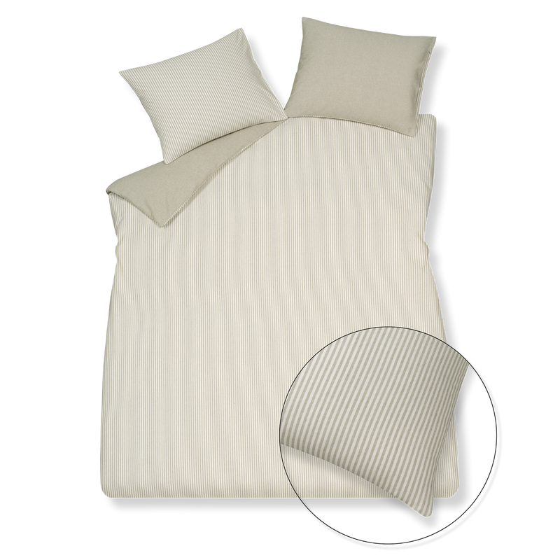 HOME SALERNO dekbedovertrekset | sage green