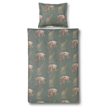 ELEPHANT KIDS dekbedovertrek | olive ELEPHANT KIDS dekbedovertrek | olive