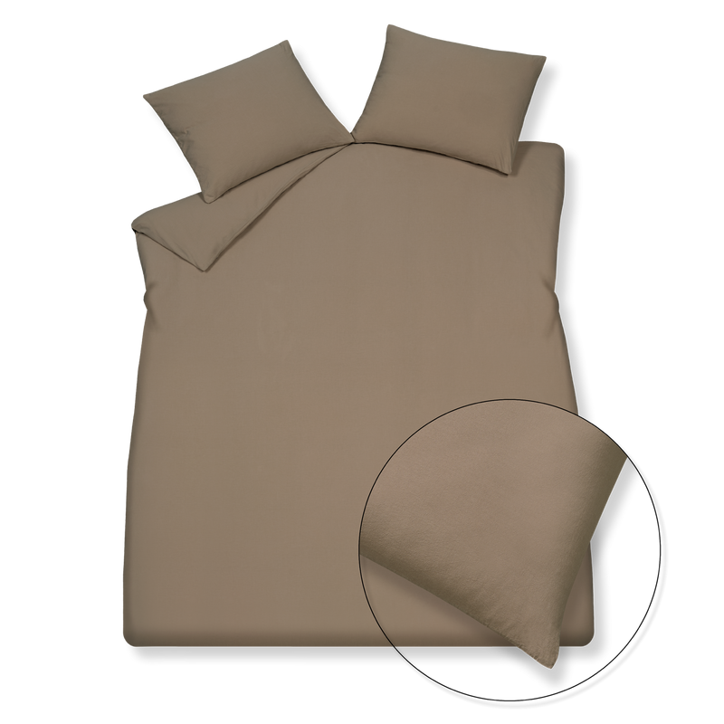 PURE 66 dekbedovertrek | taupe
