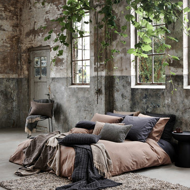 PURE 66 dekbedovertrek | off black PURE 66 dekbedovertrek | off black