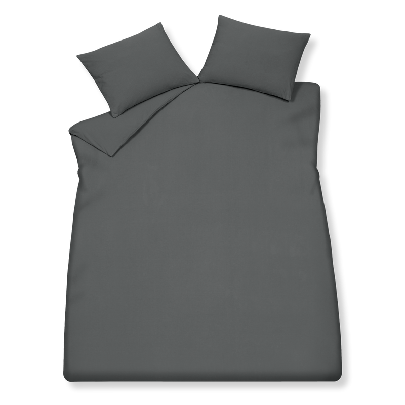 PURE 66 dekbedovertrek | off black