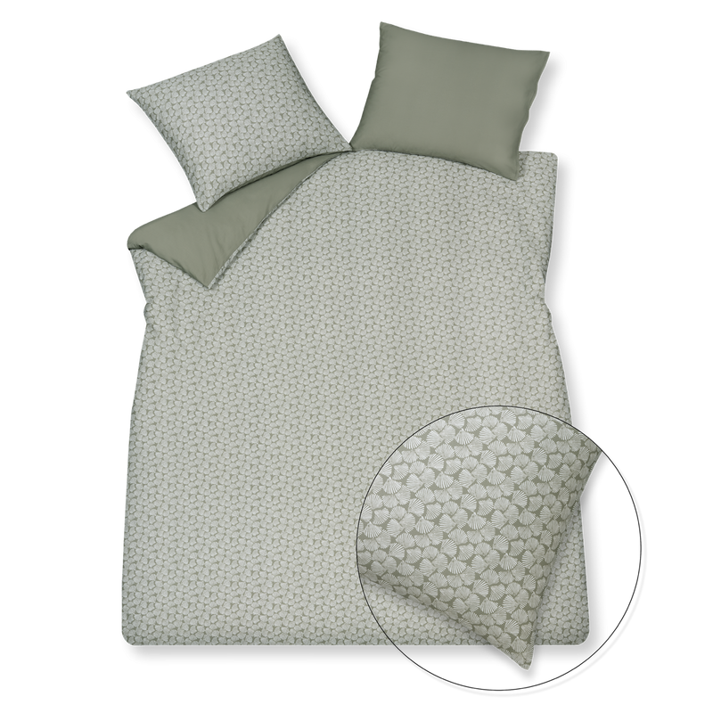 PURE 79 dekbedovertrek | smoke green
