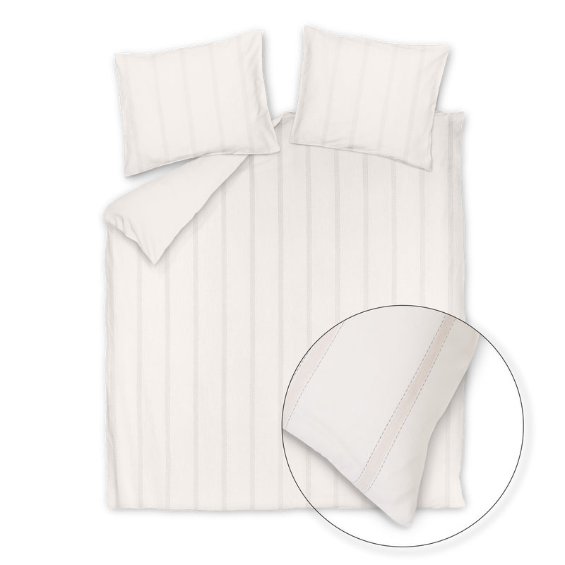 PURE HORIZON XL dekbedovertrekset | offwhite