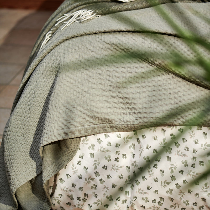 PURE 98 XL dekbedovertrekset | salie