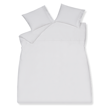 PURITY SORRENTO XL dekbedovertrekset | white Purity Sorrento white dekbedovertrek is effen wit met aan de bovenkant van het dekbedovertrek en aan de zijkant van de kussen sierstiksel van blaadjes