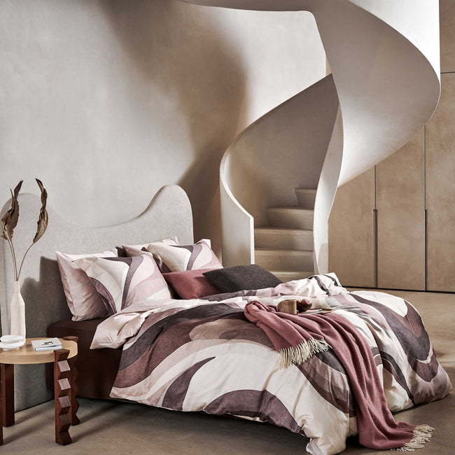 PURITY 87 XL dekbedovertrekset | sepia pink PURITY 87 XL dekbedovertrekset | sepia pink