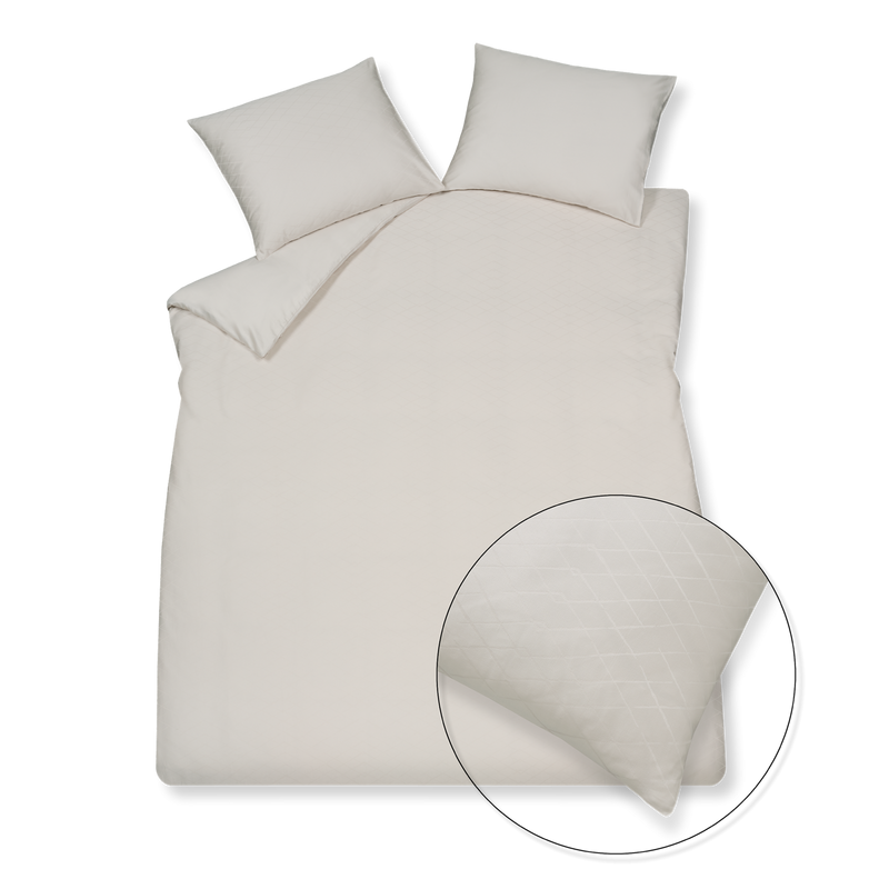 PURITY MONACO dekbedovertrek | cream tan