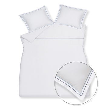 PURITY NAPELS XL dekbedovertrekset | dusty blue PURITY NAPELS XL dekbedovertrekset | dusty blue