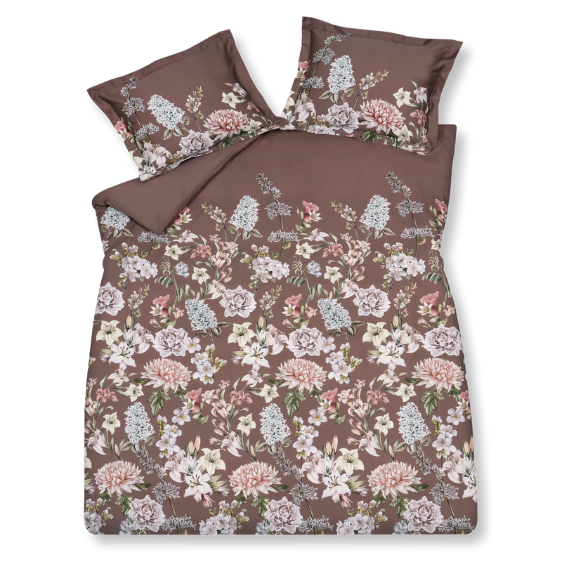 ROSALIE dekbedovertrekset | rosewood