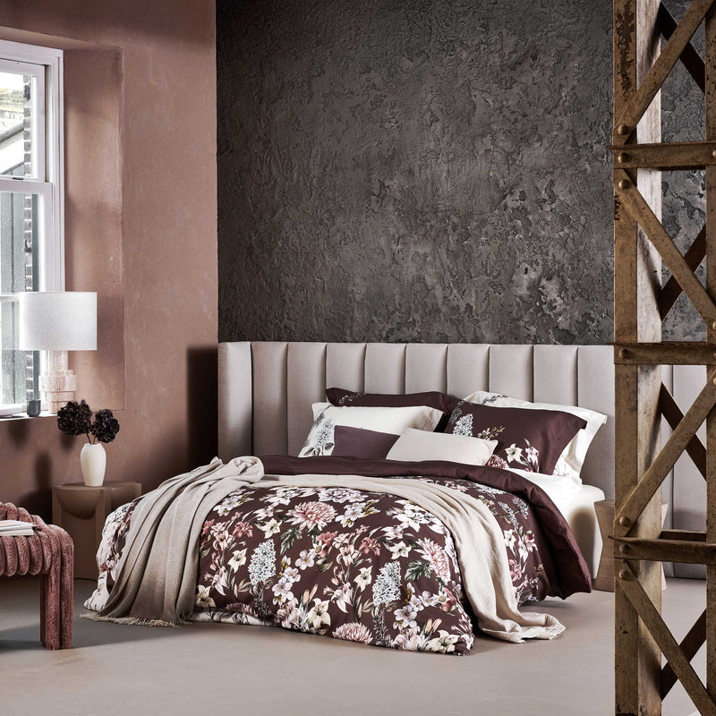 ROSALIE dekbedovertrekset | rosewood