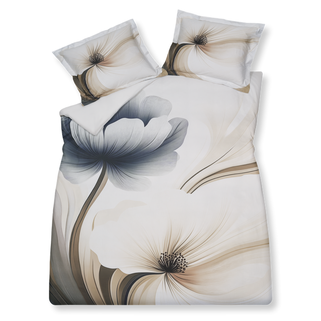 SAFFIRA dekbedovertrekset | cream tan SAFFIRA dekbedovertrekset | cream tan