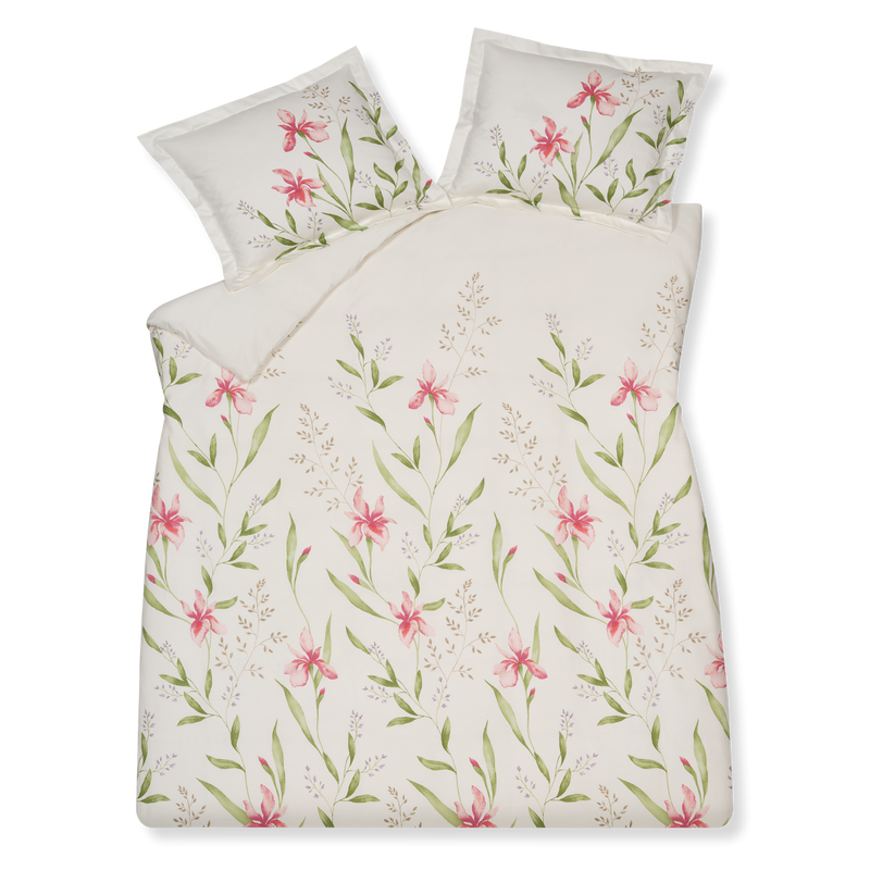 SERENE FLOWER dekbedovertrekset | offwhite