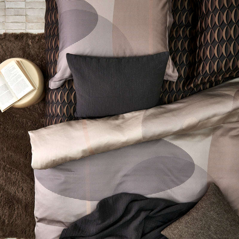 BOUNCING dekbedovertrek | off black