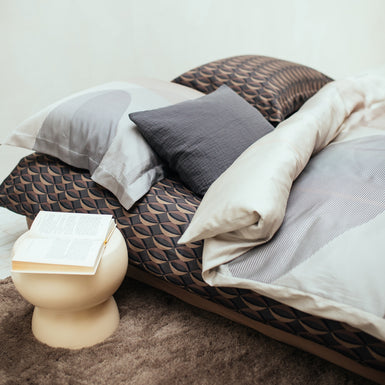 BOUNCING dekbedovertrek | off black BOUNCING dekbedovertrek | off black