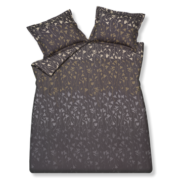 CALM FLOWER dekbedovertrekset | off black CALM FLOWER dekbedovertrekset | off black
