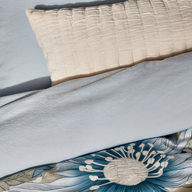 BLUE WANDER dekbedovertrekset | pearl blue BLUE WANDER dekbedovertrekset | pearl blue