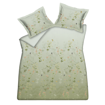 GARDENIA dekbedovertrekset | smoke green GARDENIA dekbedovertrekset | smoke green