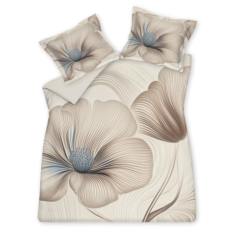 ROYAL GARDEN dekbedovertrekset | cream tan