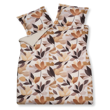 AUTUMN FERN XL dekbedovertrekset | taupe AUTUMN FERN XL dekbedovertrekset | taupe