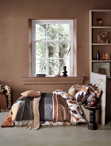 AUTUMN FERN dekbedovertrekset | taupe AUTUMN FERN dekbedovertrekset | taupe