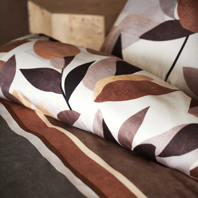 AUTUMN FERN dekbedovertrekset | taupe AUTUMN FERN dekbedovertrekset | taupe