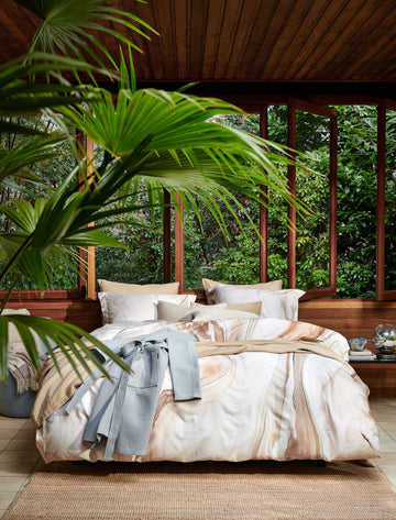 SANDSTONE dekbedovertrekset | sand SANDSTONE dekbedovertrekset | sand