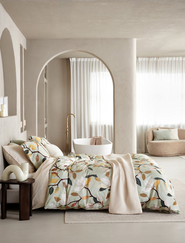 TWIGGY dekbedovertrekset | pistache TWIGGY dekbedovertrekset | pistache