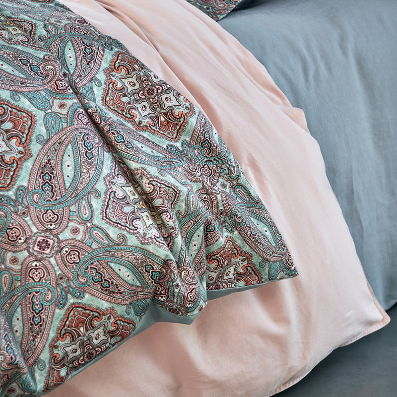 CHARM dekbedovertrekset | pearl blue