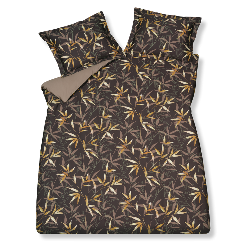 ZEN GARDEN XL dekbedovertrekset | dark chocolate