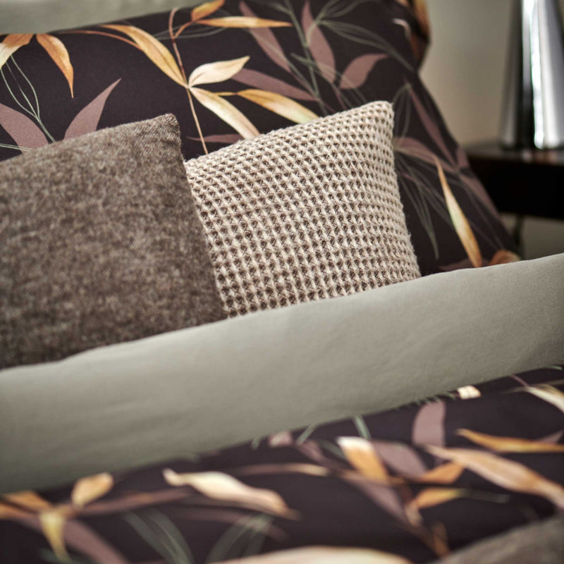 ZEN GARDEN dekbedovertrekset | dark chocolate