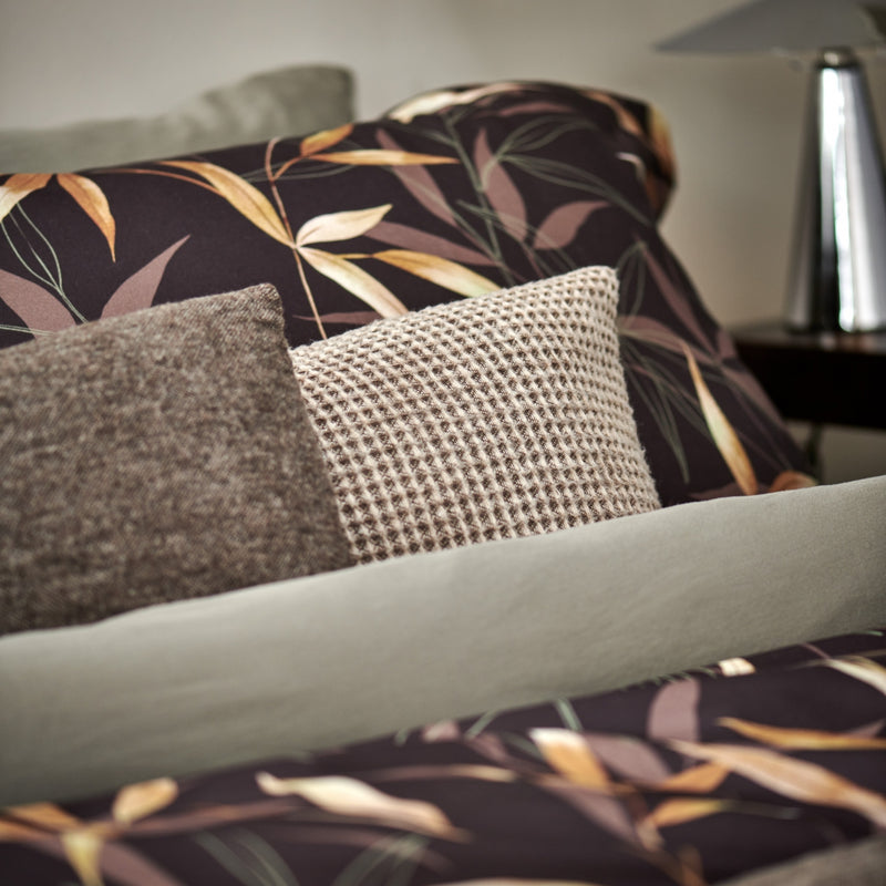 ZEN GARDEN XL dekbedovertrekset | dark chocolate