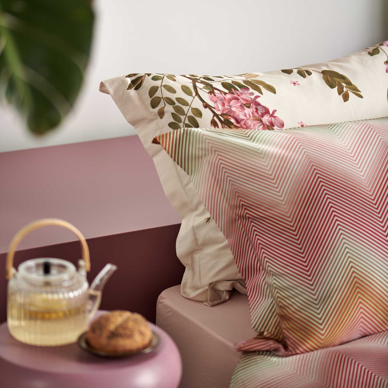 ROSE ACACIA dekbedovertrekset | cream tan