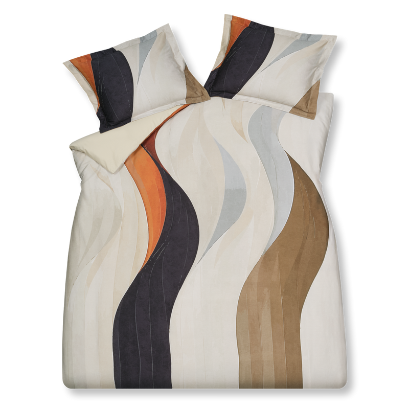 CURVA dekbedovertrekset | cream tan